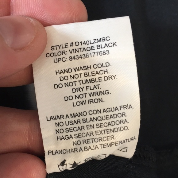 TXS By Thread Supply Vintage Black White Striped Shift Tank‎ Dress Womens Large - Picture 7 of 9